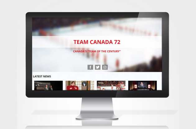 Team Canada 1972 homepage